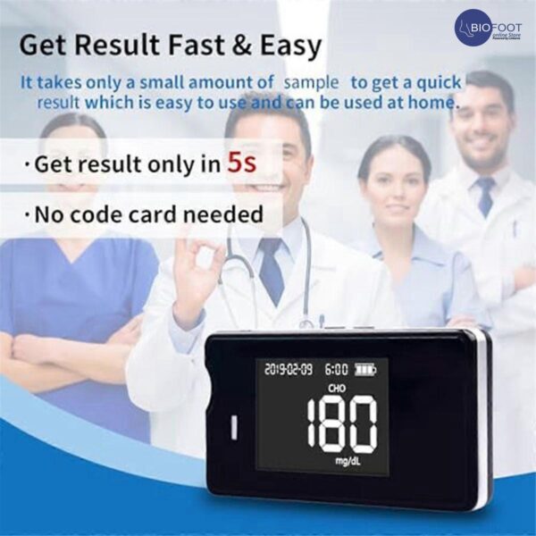Accu Answer Multi Monitoring System Cholesterol, Glucose, Hemoglobin & Uric Acid Blood Test Meter - Image 3