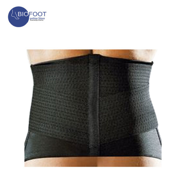 Velpeau EPX Back Brace Support Basic Stabilising lumbar orthosis with insert and tensioning straps, Black - Image 2