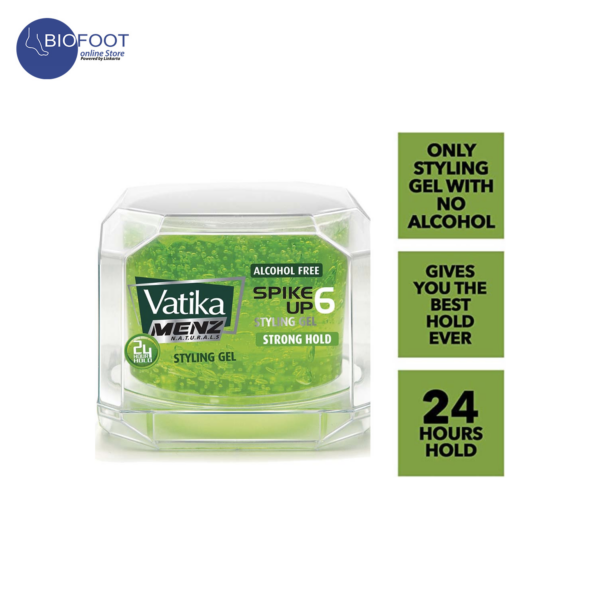 VATIKA Spike Up Strong Hold 6 Styling Gel 250ml - Image 4