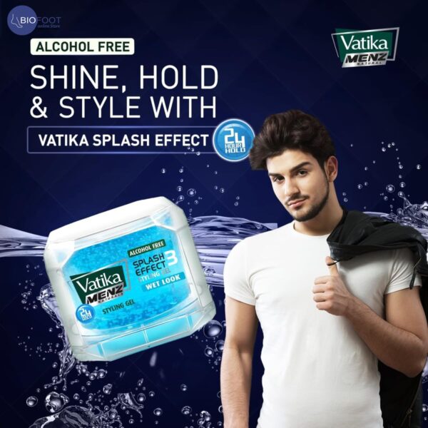 VATIKA Styling gel Wet look Splash effect 3 250 ml - Image 2