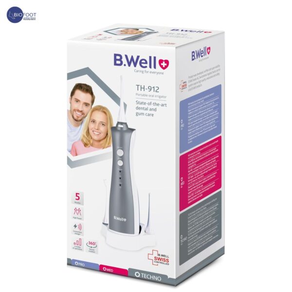 B.Well TH-912 Portable Oral Irrigator Water Flosser - Image 2