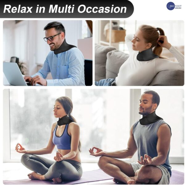 Q-Tech Cryo-Thermal Sleeves Solid Silicone Gel, Hot and Cold Pack for Neck Rehabilitation - Image 2