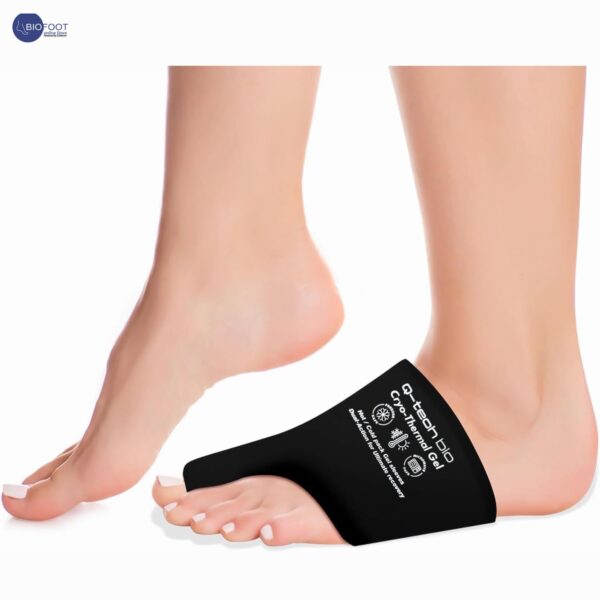 Q-Tech Cryo-Thermal Sleevesl Solid Silicone Gel, Hot and Cold Pack for Bunion Rehabilitation - Image 2