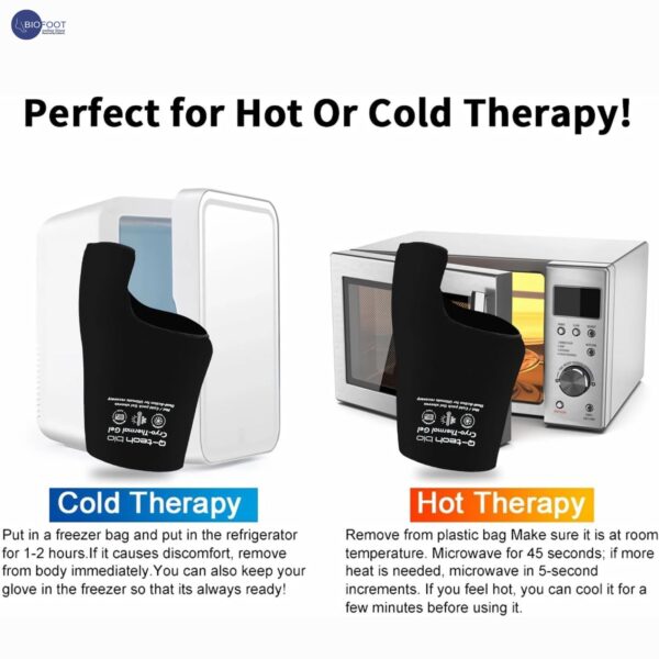 Q-Tech Cryo-Thermal Sleevesl Solid Silicone Gel, Hot and Cold Pack for Bunion Rehabilitation - Image 7
