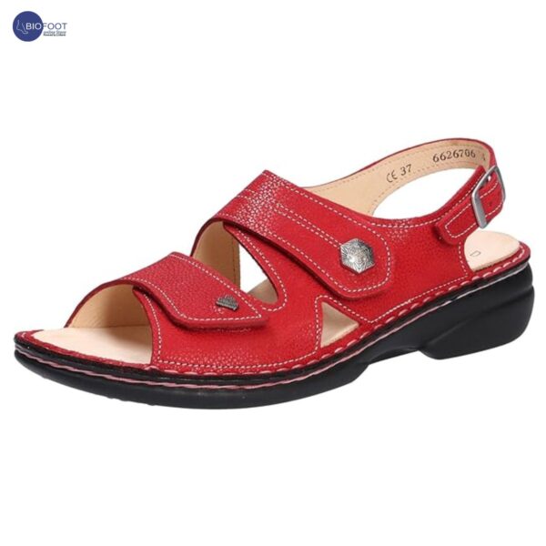Finn comfort Milos Red Sandal 38 - Image 5