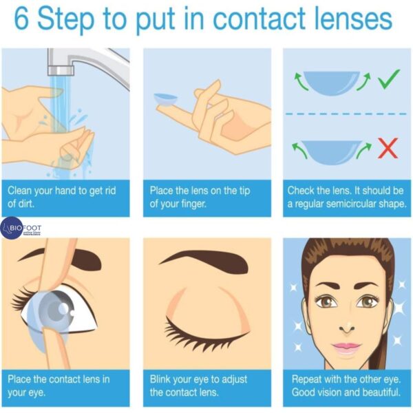 Sumita Color Perfect Contact Lenses Pair Ocean Blue - Image 6
