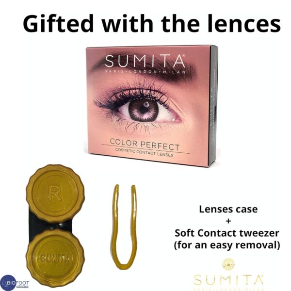 Sumita Color Perfect Contact Lenses Pair Gray - Image 3