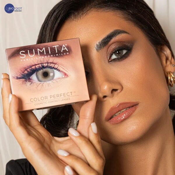 Sumita Color Perfect Contact Lenses Pair Quartz Gray - Image 5