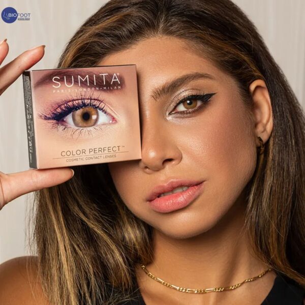 Sumita Color Perfect Contact Lenses Pair Soft Hazel - Image 5