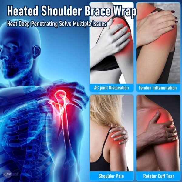 Q-Tech Cryo-Thermal Sleeves Solid Silicone Gel, Hot and Cold Pack for Shoulder Rehabilitation - Image 4