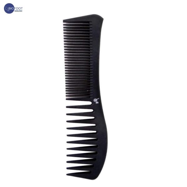 Or Bleu HB-253 Fine And Wide-Toothed Comb Black 19cm - Image 2