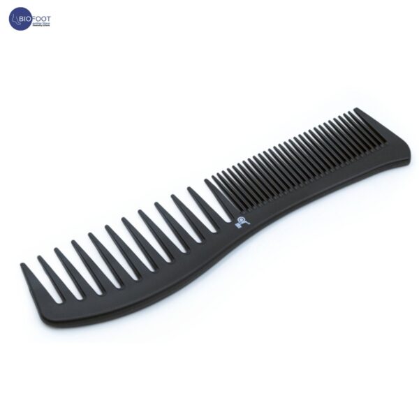 Or Bleu HB-253 Fine And Wide-Toothed Comb Black 19cm - Image 3