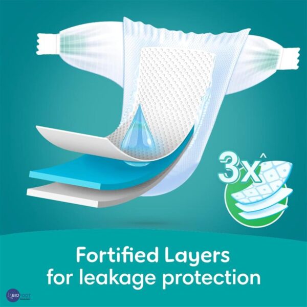 Pampers New Born Taped - Rash Protection, Size 2,  3-8 kg, Carry Pack, 23 Count - Image 3