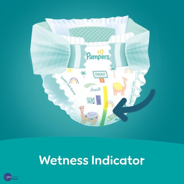 Pampers New Born Taped - Rash Protection, Size 2,  3-8 kg, Carry Pack, 23 Count - Image 4