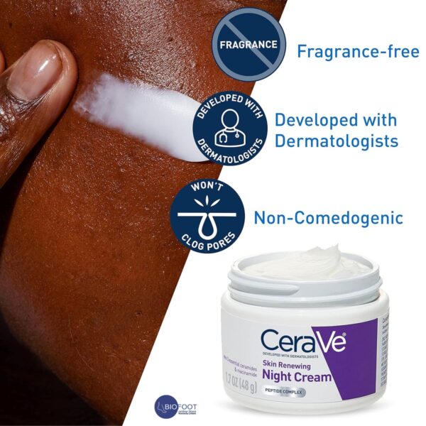 CeraVe Skin Renewing Night Cream 48g - Image 2