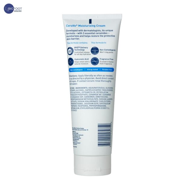 CeraVe Moisturizing Cream For Normal to Dry Skin 236ml - Image 3