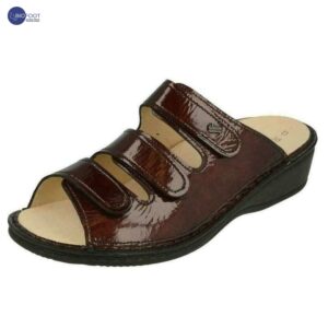 Finn Comfort Pisa Knautschlack Bordeaux Size 40