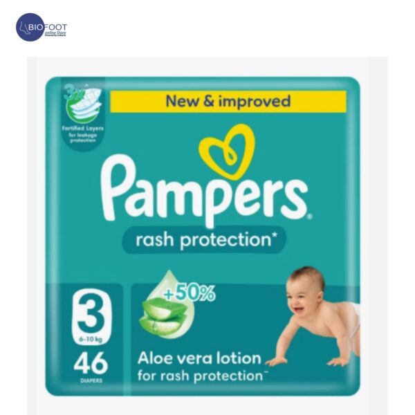 Pampers Tapped Rash Protection Size 3, 6-10kg 46counts