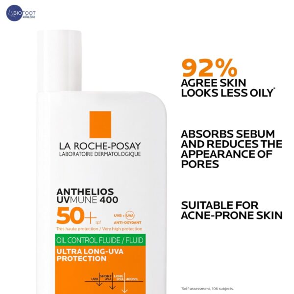 La Roche-Posay Anthelios UVMUNE Oil Control Fluid SPF50+ 50ml - Image 2