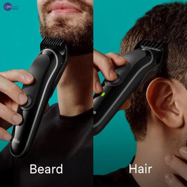 Braun MGK 3440 8 in 1 Style Kit 3, Multi Grooming Kit for Beard and Hair Grooming, Curated Tools for Beard Trimming, Precision Shaving, and Hair Clipping - Image 4