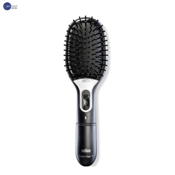 Braun Satin 7 Hair Styler Comb Brush, Black, BR710 - Image 2