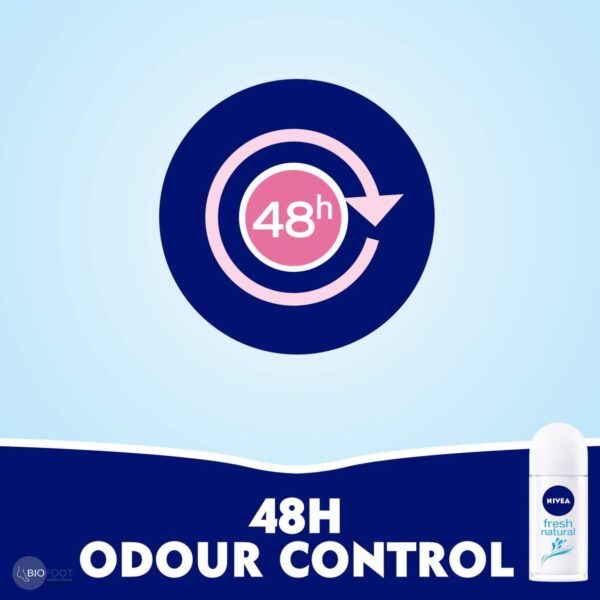 Nivea Deodorant Fresh Natural With Ocean Extracts 50ml - Image 2