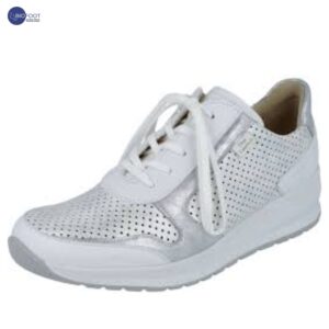 Finn Comfort Mori Weiss/Bianco/Silber Size 7.5/41