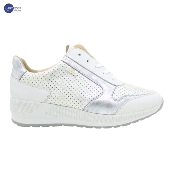 Finn Comfort Mori Weiss/Bianco/Silber Size 7.5/41 - Image 2