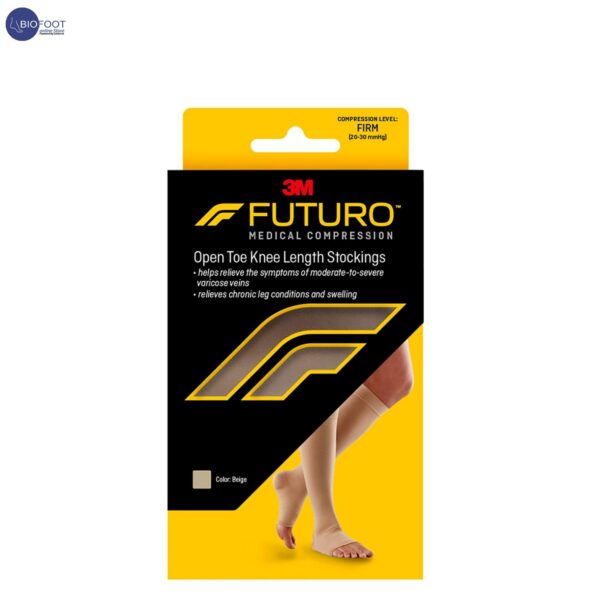 Futuro Open Toe Knee Length Stocking M 71033EN