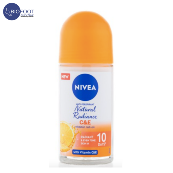 Nivea Deodorant Natural Radiance Vitamin Roll On 50ml