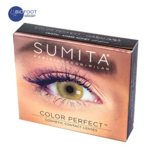 Sumita Color Perfect Contact Lenses Pair Amber Honey