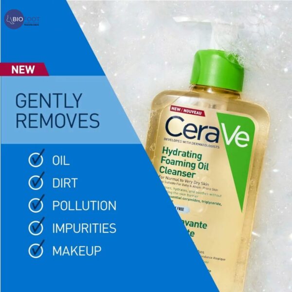 CeraVe Hydrating Foaming Oil Cleanser 236ml - Image 4