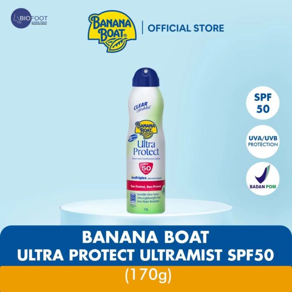 Banana Boat Ultra Protect Sunscsreen Lotion Spray Spf50 170g - Image 3