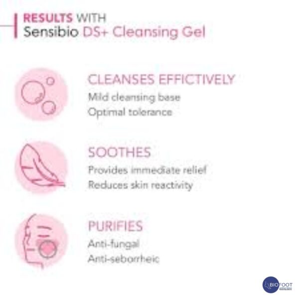 Bioderma Sensibio DS + Gel Moussant 200ml - Image 4