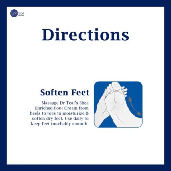 Dr Teal's Foot Cream with Pure Epsom Salt Moisturize & Soften 227g - Image 9