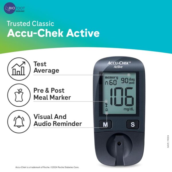 Accu-chek Active Blood Glucose Monitoring System with 10strips - Image 4