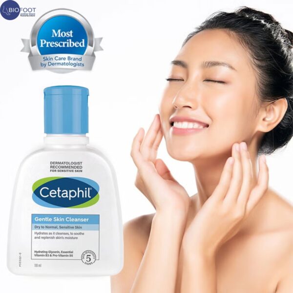 Cetaphil Gentle Skin Cleanser, Face & Body Wash for Men & Women, Dry to Normal and Sensitive Skin, Unscented, 118ml - Image 3