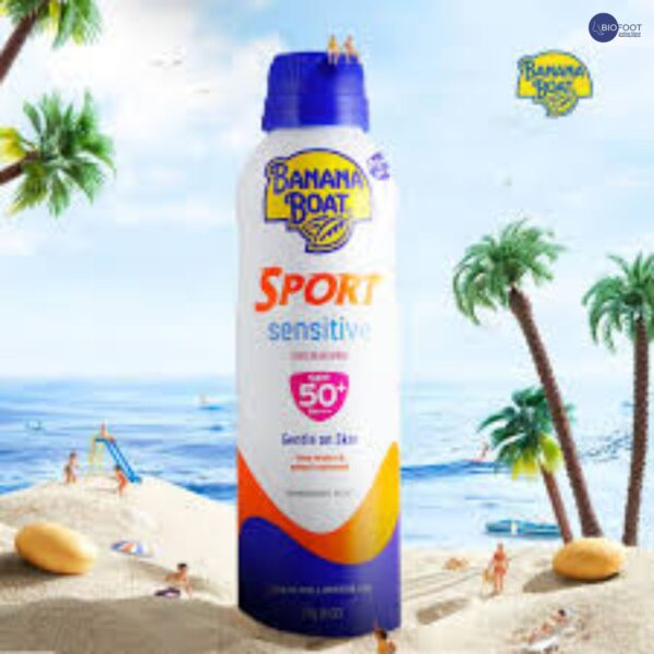Banana Boat Sport Sensitive Sunscreen Spray SPF50+ 170g - Image 4