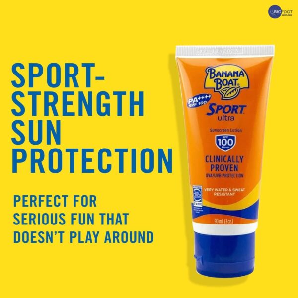 Banana Boat Sport Ultra SPF100 Sunscreen Lotion 90ml - Image 3