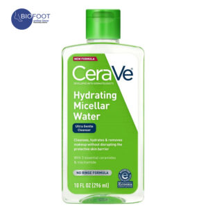CeraVe Micellar Water, Hydrating Facial Cleanser & Eye Makeup Remover 296ml