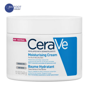CeraVe Moisturizing Cream | 48H Body and Face Moisturizer for Dry to Very Dry Skin with Hyaluronic Acid and Ceramides, Fragrance Free 340g