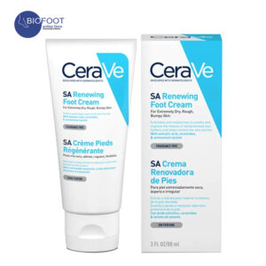 CeraVe SA Renewing Foot Cream | Foot Cream for Dry, Rough, Cracked Feet with Salicylic Acid and Ceramides Fragrance Free 88ml