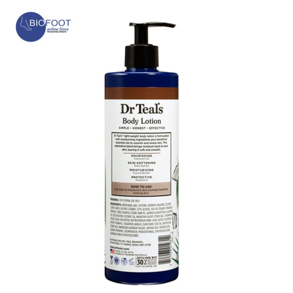Dr Teal's Coconut Oil & Essential Oil Body Lotion 532ml - Image 6