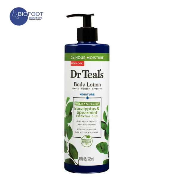 Dr Teal's Eucalyptus & Spearmint Essential Oil Body Lotion 532ml