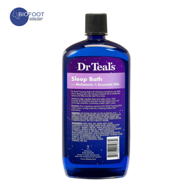 Dr Teal's Foaming Bath Lavender & Chamomile Essential Oil Blend 1000ml - Image 5