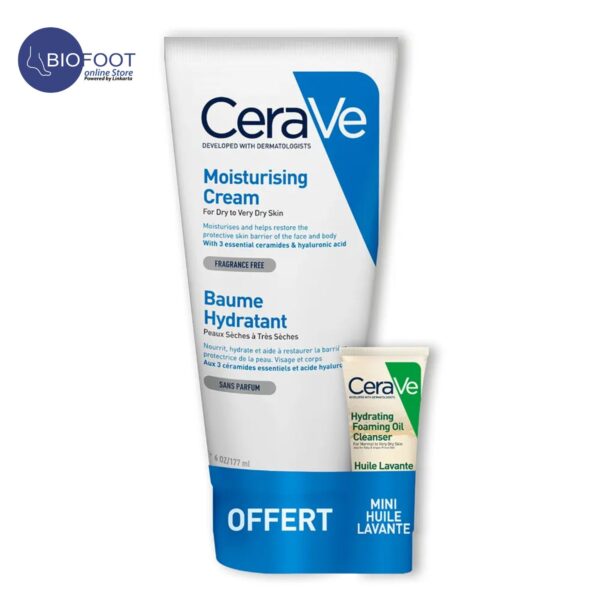 Cerave Body Moisturizing Cream dry to very dry skin 117ml + Hydrating Foaming Oil Cleanser 15ml