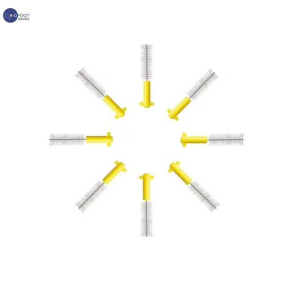 Curaprox CPS Prime 09 Interdental Brush Refills | 8 Ultra-Fine Brushes (0.9mm - 4mm) for Effective Cleaning, Gentle on Gums, Yellow Pack - Image 2