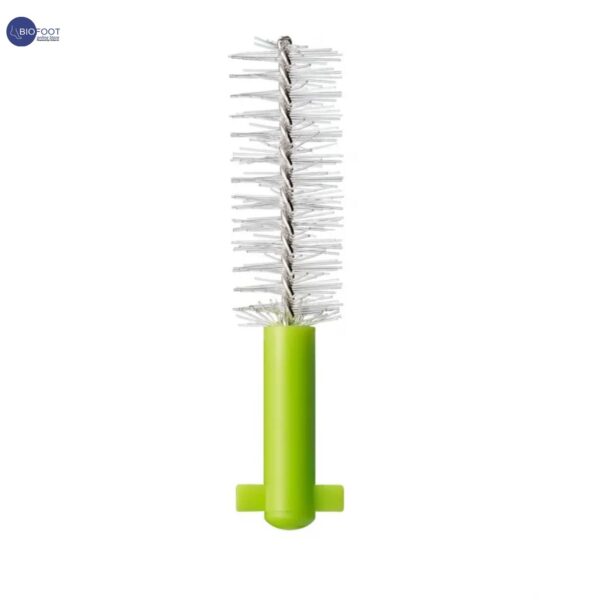 Curaprox CPS Prime 011 Interdental Brush Refills | 8 Ultra-Fine Brushes (1.1mm - 5mm) for Effective Plaque Removal & Optimal Oral Hygiene, Lime Green Pack - Image 4