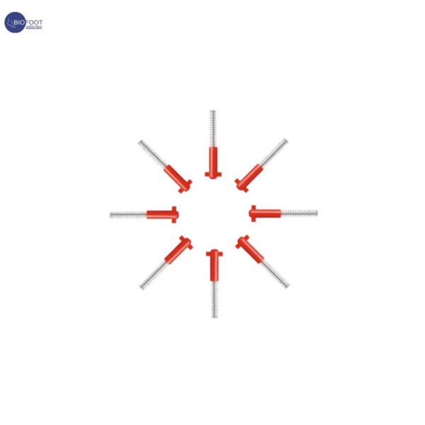 Curaprox CPS Prime 07 Interdental Brush Refills | 8 Ultra-Fine Brushes (0.7mm) for Effective Plaque Removal, 2.5mm Interdental Size, Red Pack - Image 2