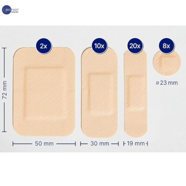 Hansaplast Universal Water-Resistant Plasters, Breathable Material with Strong Adhesion and Water-Resistant Non-stick Wound Care Strips, Suitable for Covering Everyday Wounds, 20 Strips - Image 4